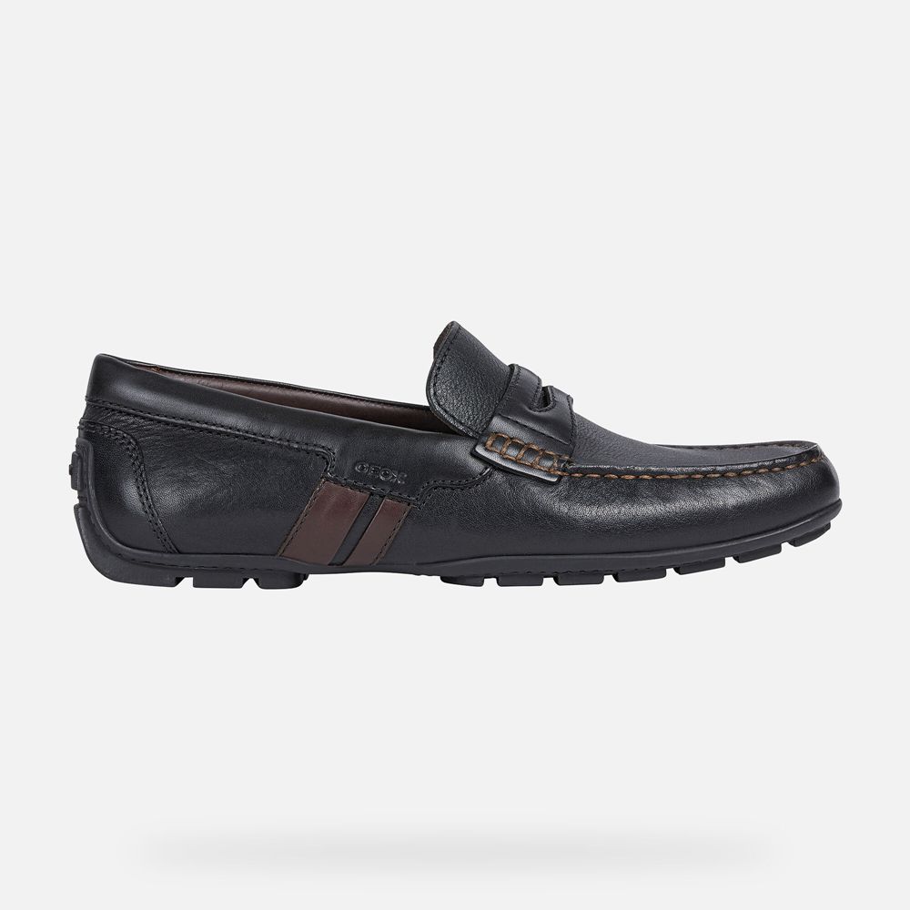 Geox Loafers Black Moner - Geox Mens Shoes - YAVMED960